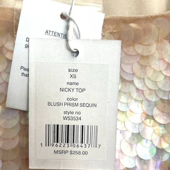 NWT WALTER BAKER NICKY TOP - XS - $258 mrsp - Picture 5 of 7